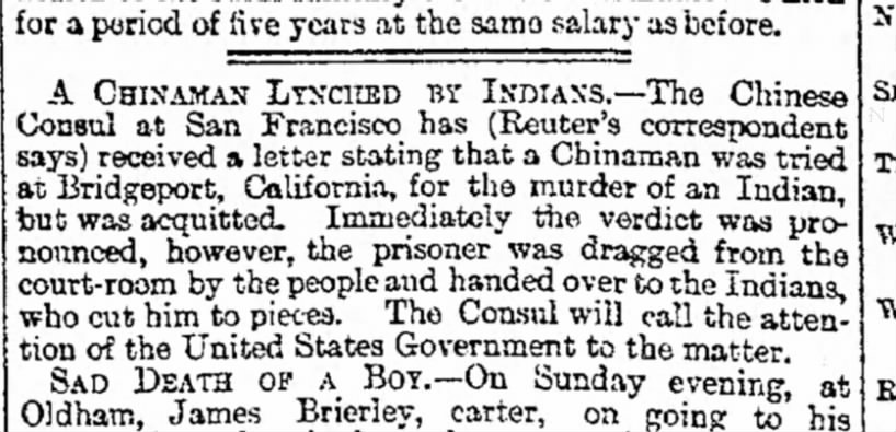 Thumbnail for A Chinaman Lynched by Indians