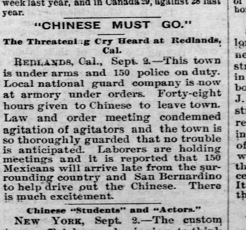 Thumbnail for "Chinese Must Go."