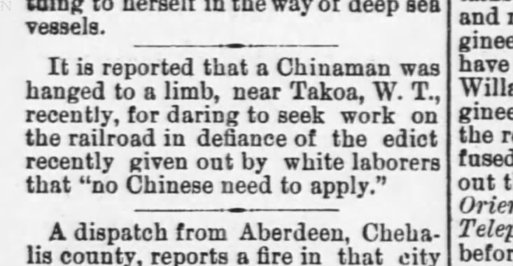 Thumbnail for Chinaman Hanged Near Takoa
