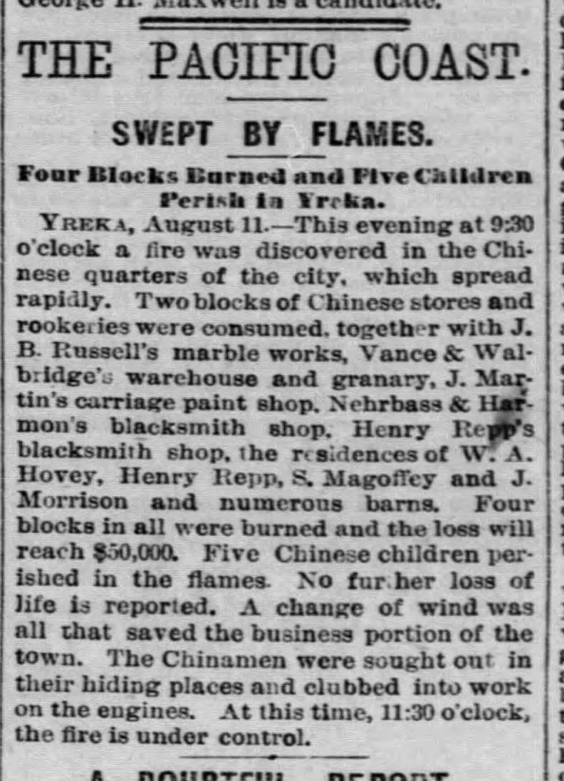 Thumbnail for The Pacific Coast Swept by Flames