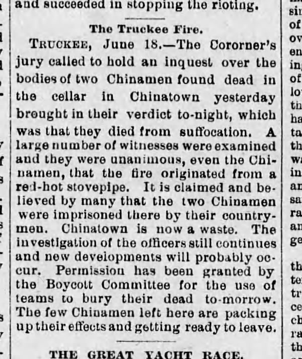 Thumbnail for The Truckee Fire