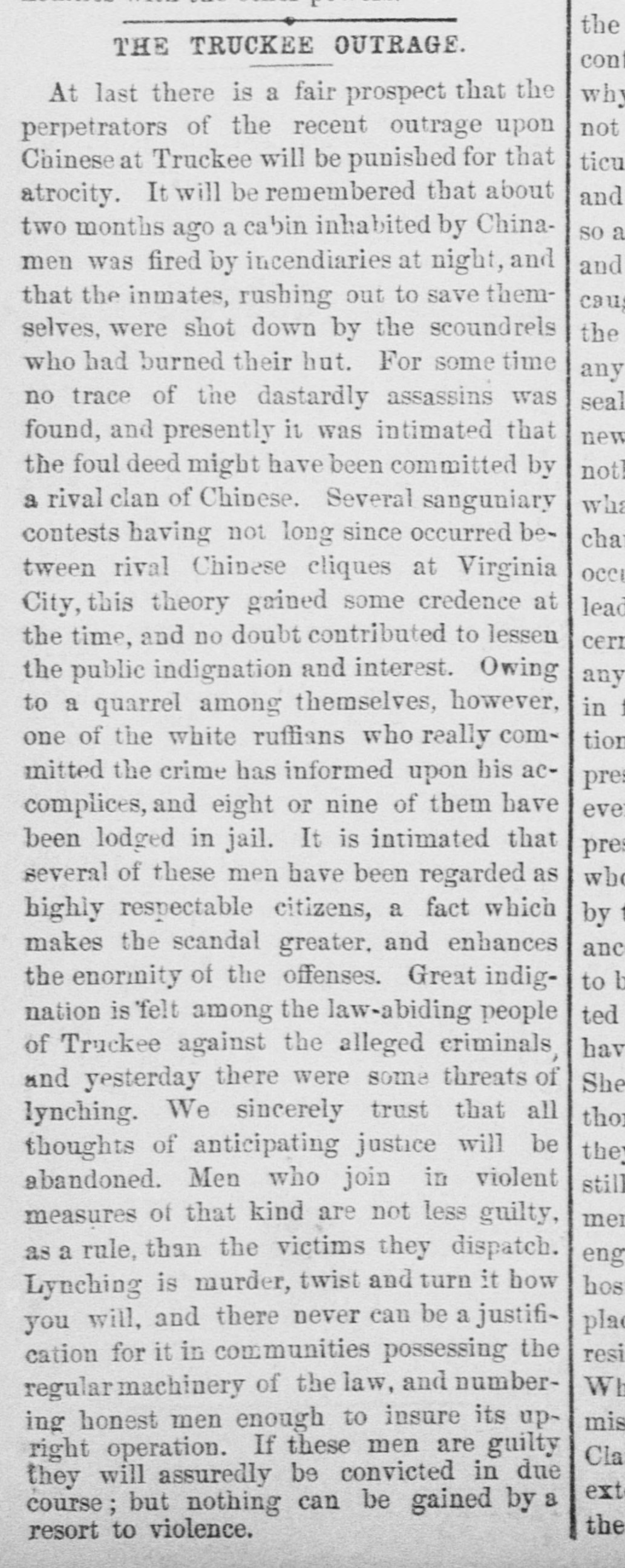 Thumbnail for The Truckee Outrage
