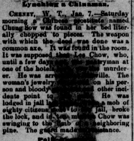 Thumbnail for Lynching a Chinaman