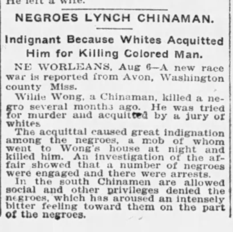 Thumbnail for Negroes Lynch Chinaman